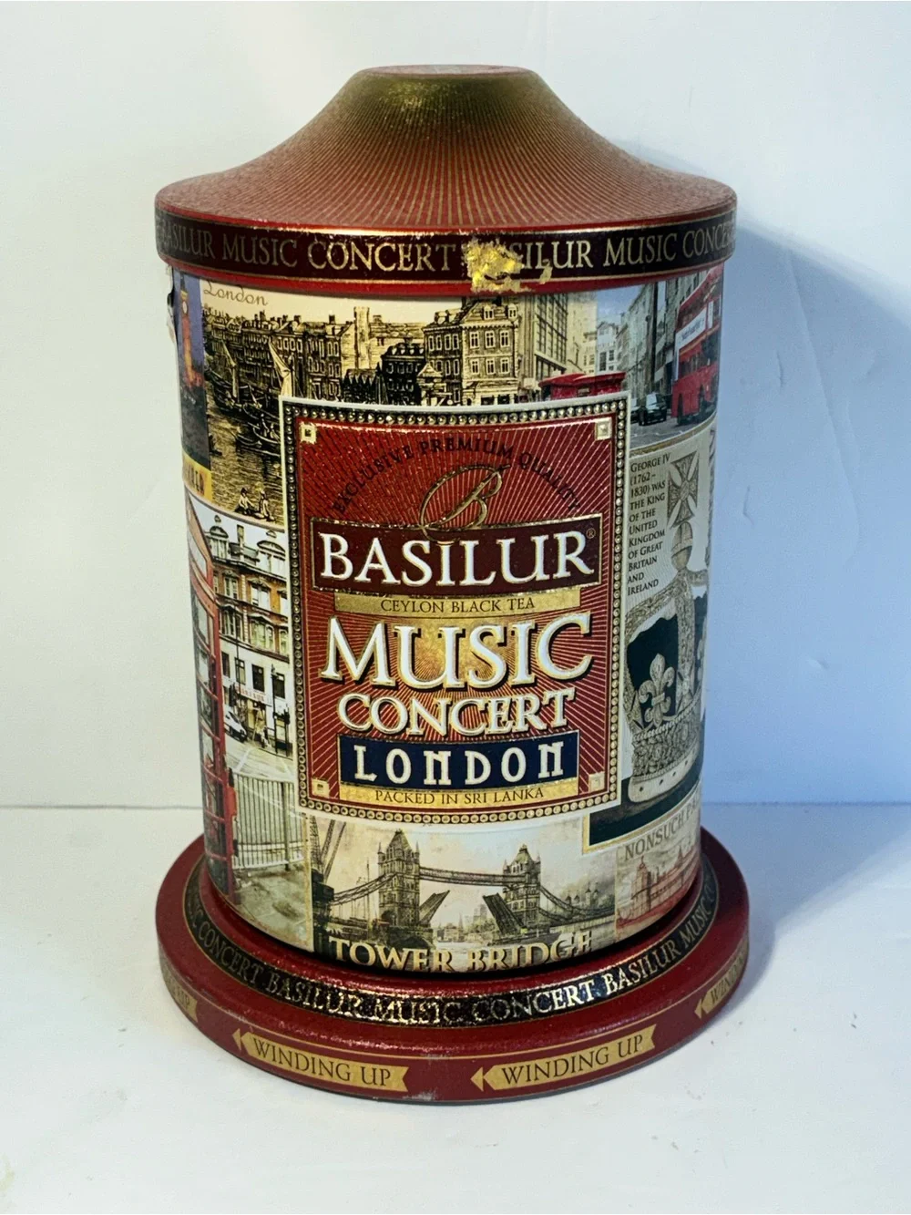 Basilur Music Concert London Musical Tea Tin Canister – Plays 